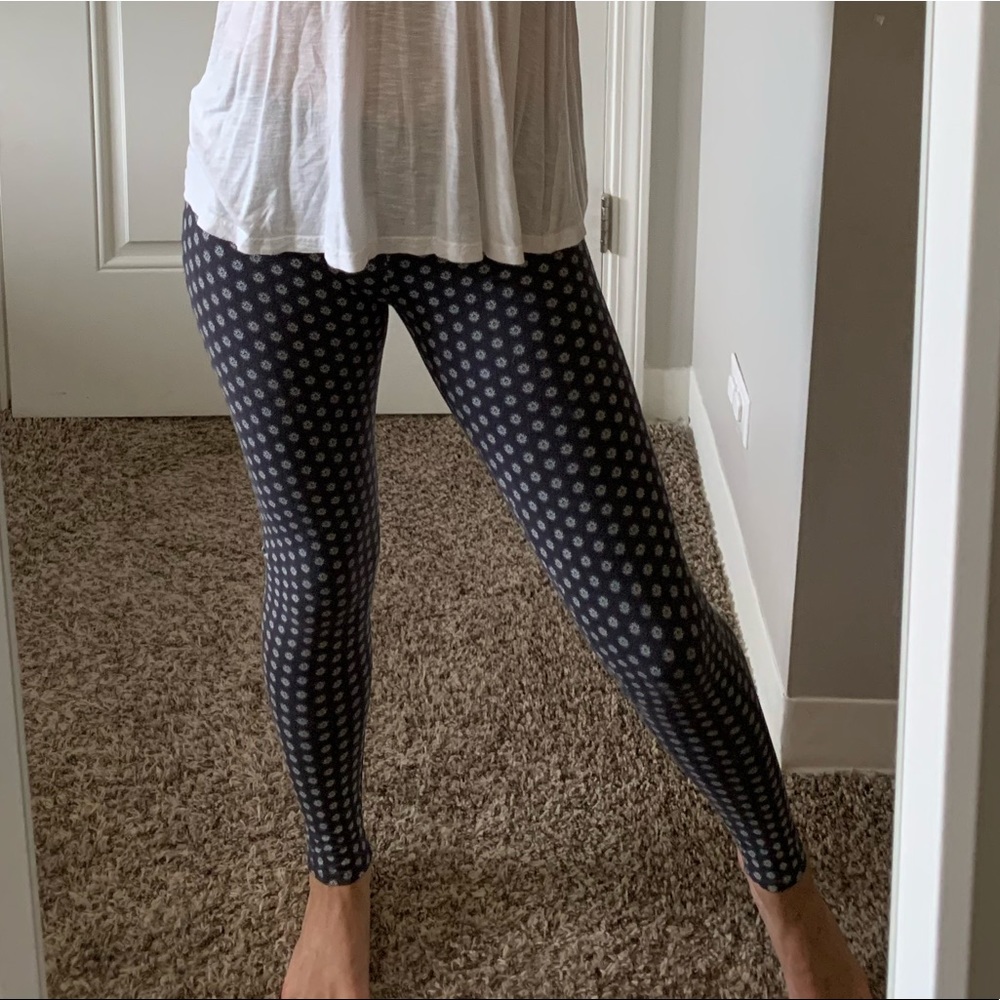 Mini floral print leggings